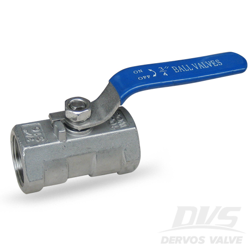 1PC Ball Valve, 3/4 Inch, 1000WOG, FNPT, 316