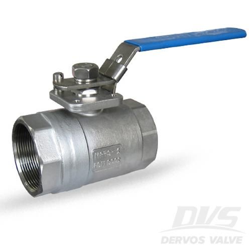 1PC RB Ball Valve, 2 Inch, 2000psi, FNPT, CF8M