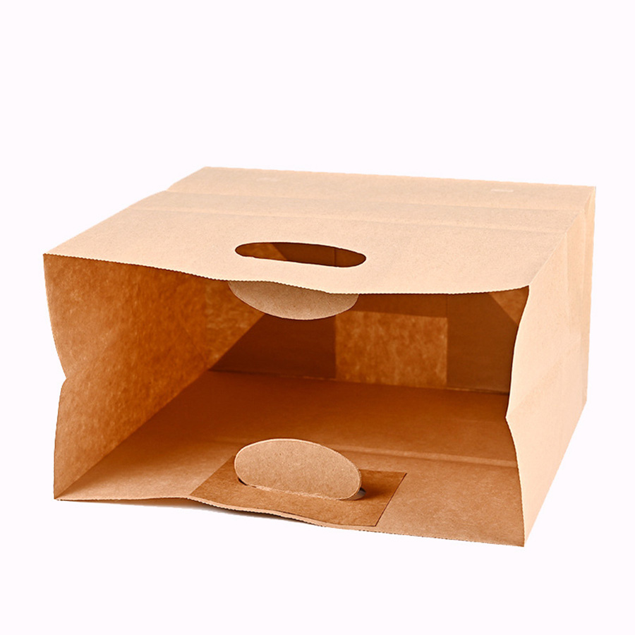 Die cut handle paper bags