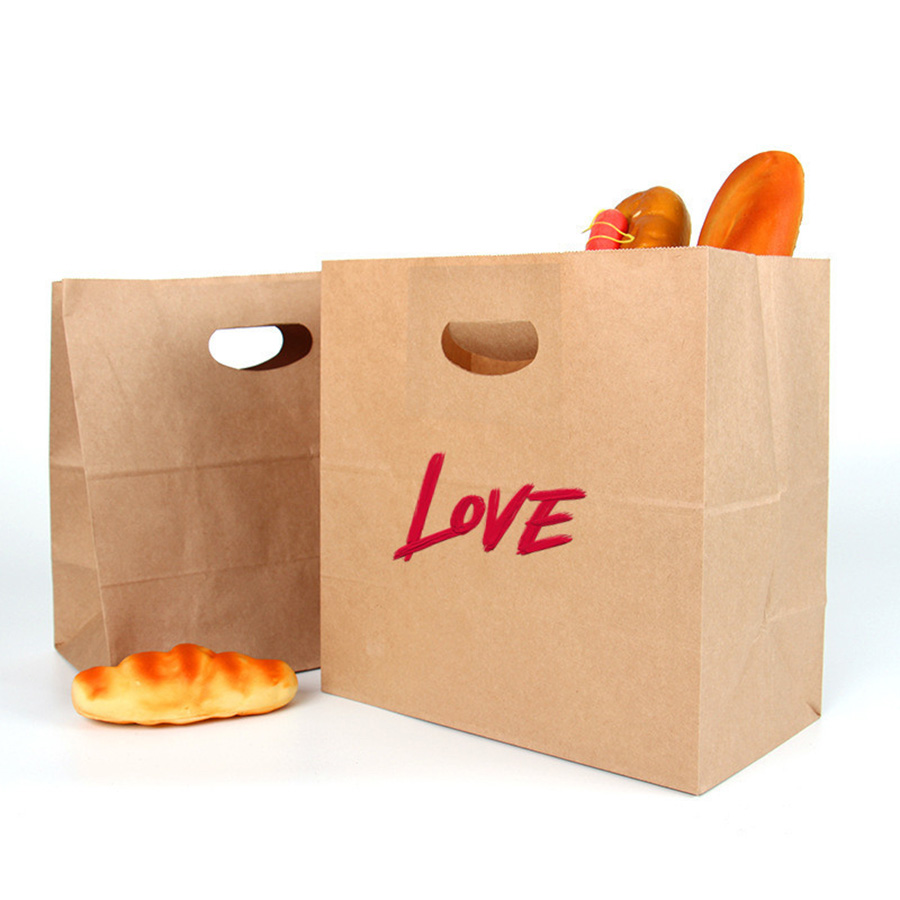 Bread take away paper bag
