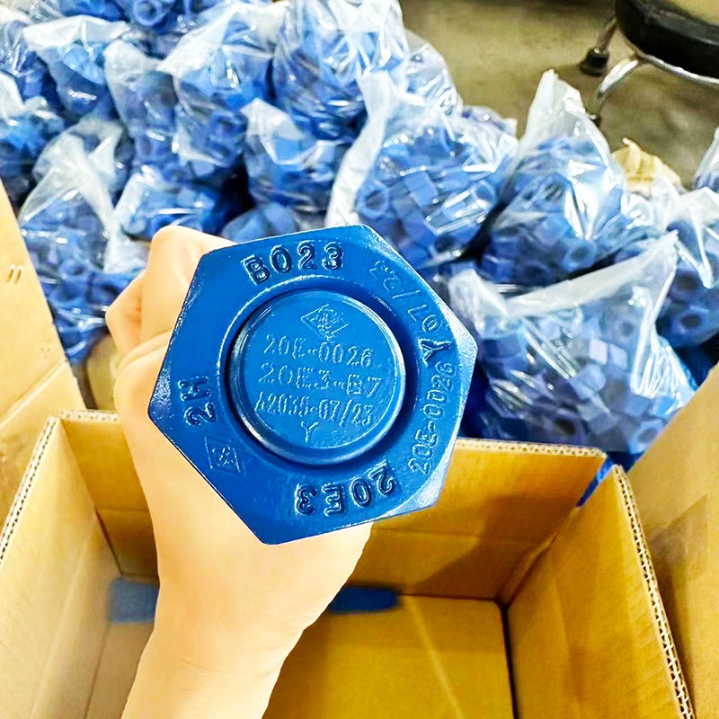 API 20E BSL-3 Monogramed Stud, ASTM A193 B7, Zn-Ni PTFE Coated