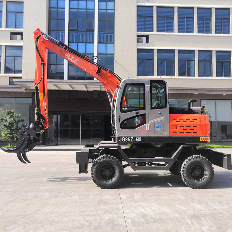 7.4 Tons Wheeled Excavator, Max Digging Depth 3250 mm