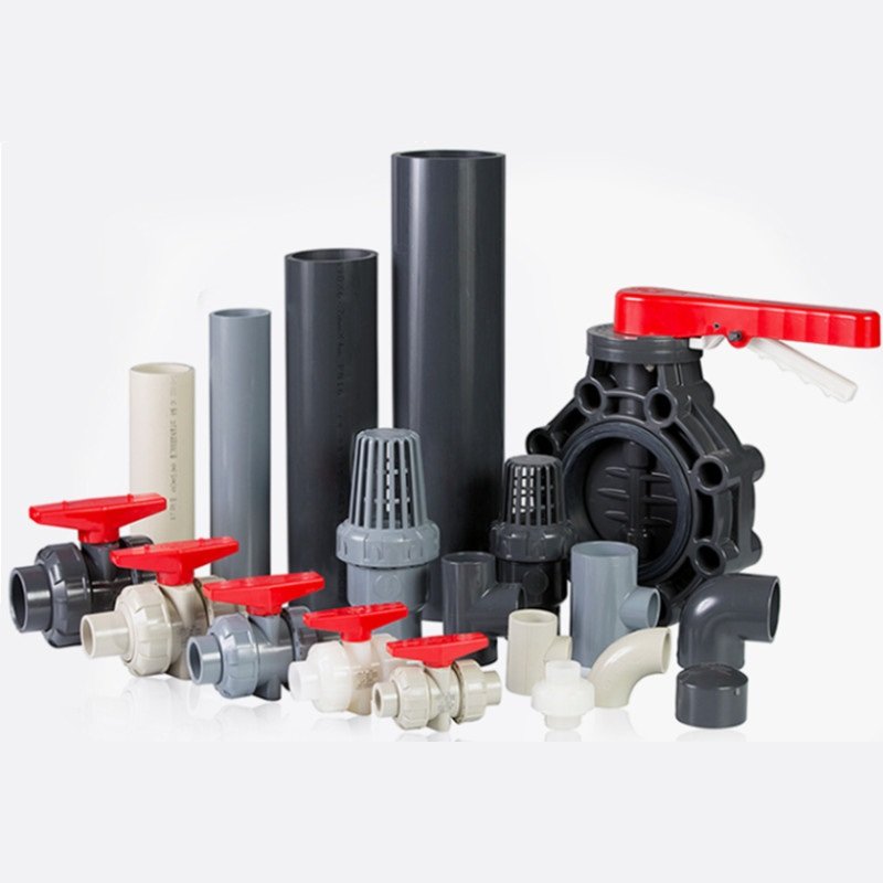 UPVC, CPVC, PPH, PVDF Industrial Pipes, Valves, Fittings
